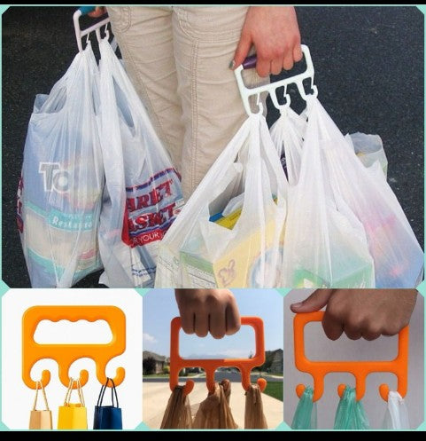 Grocery Bag Carrier Handle Holder